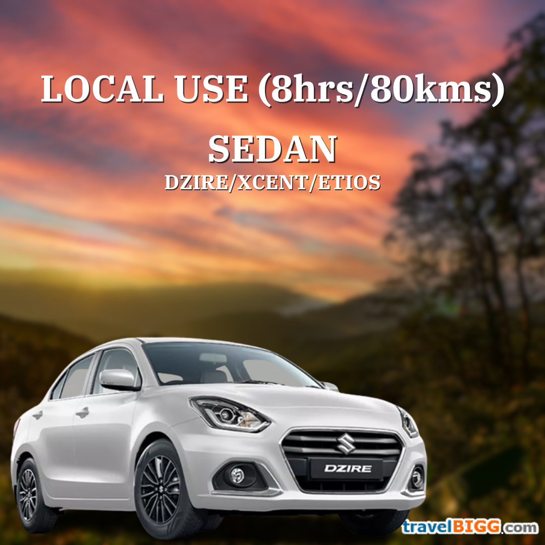 DZIRE for Local use :(Seating capacity 4+1)